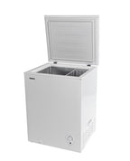 MAŁA ZAMRAŻARKA SKRZYNIOWA 2w1 LODÓWKA 100L KOSZ LED BIAŁA