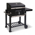 DUŻY GRILL WĘGLOWY XXL REGULOWANY ŻELIWNY RUSZT 78x42,5mm 3 PÓŁKI LUND
