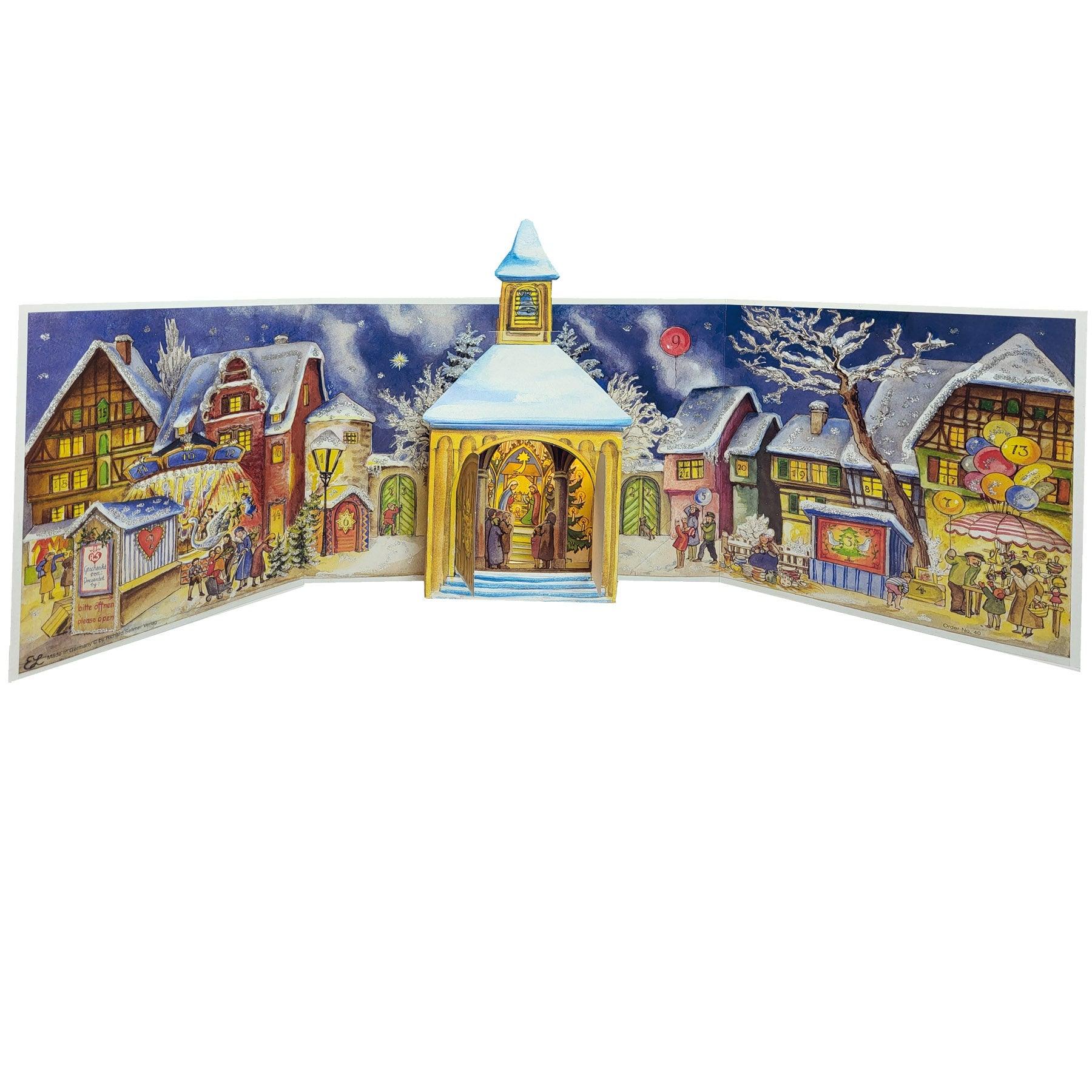 Calendario de Adviento Panorama "Kapellenplatz"