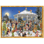 Calendario de Adviento de papel "Am Pavillon"