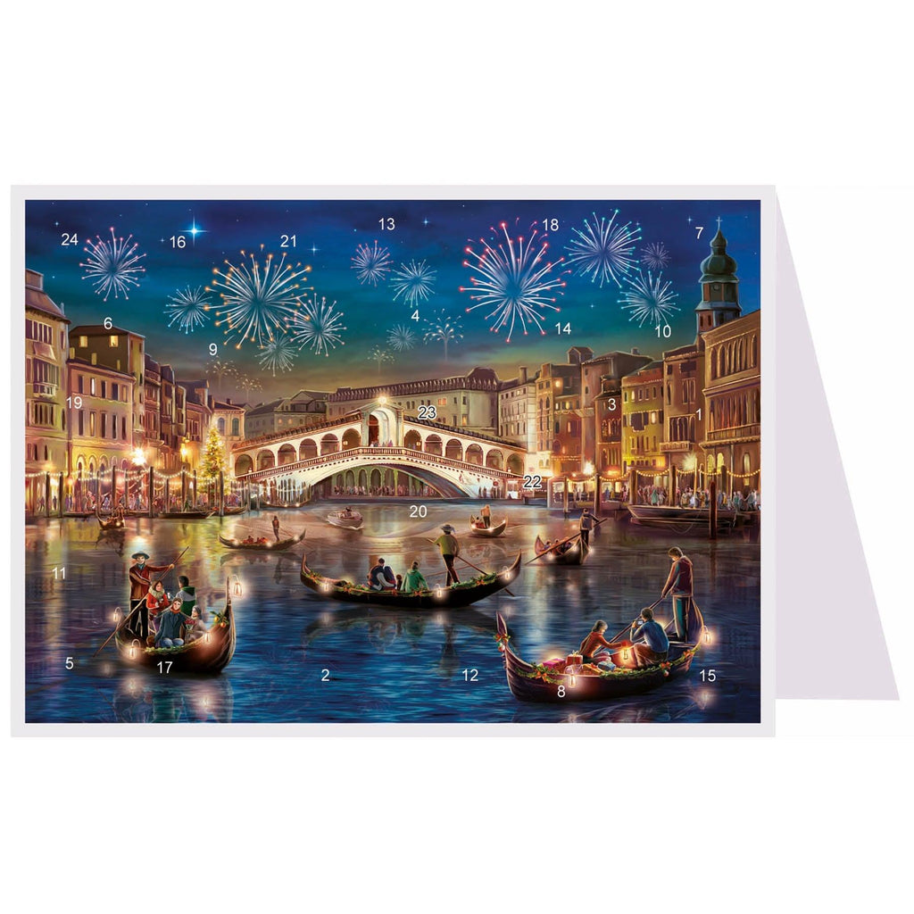 Calendario de Adviento de postales "Venecia"
