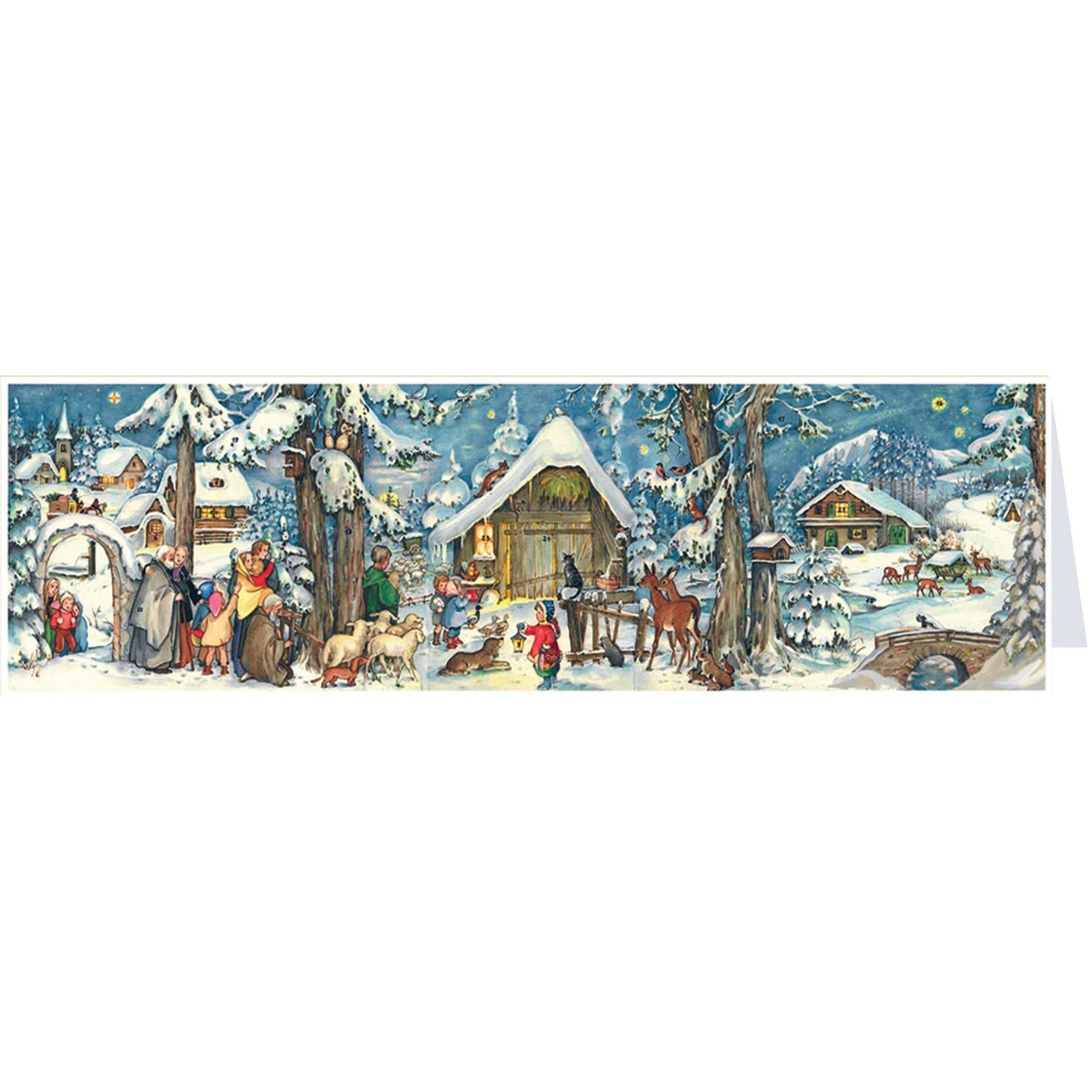 Calendario de Adviento de postales "Navidad con los animales"
