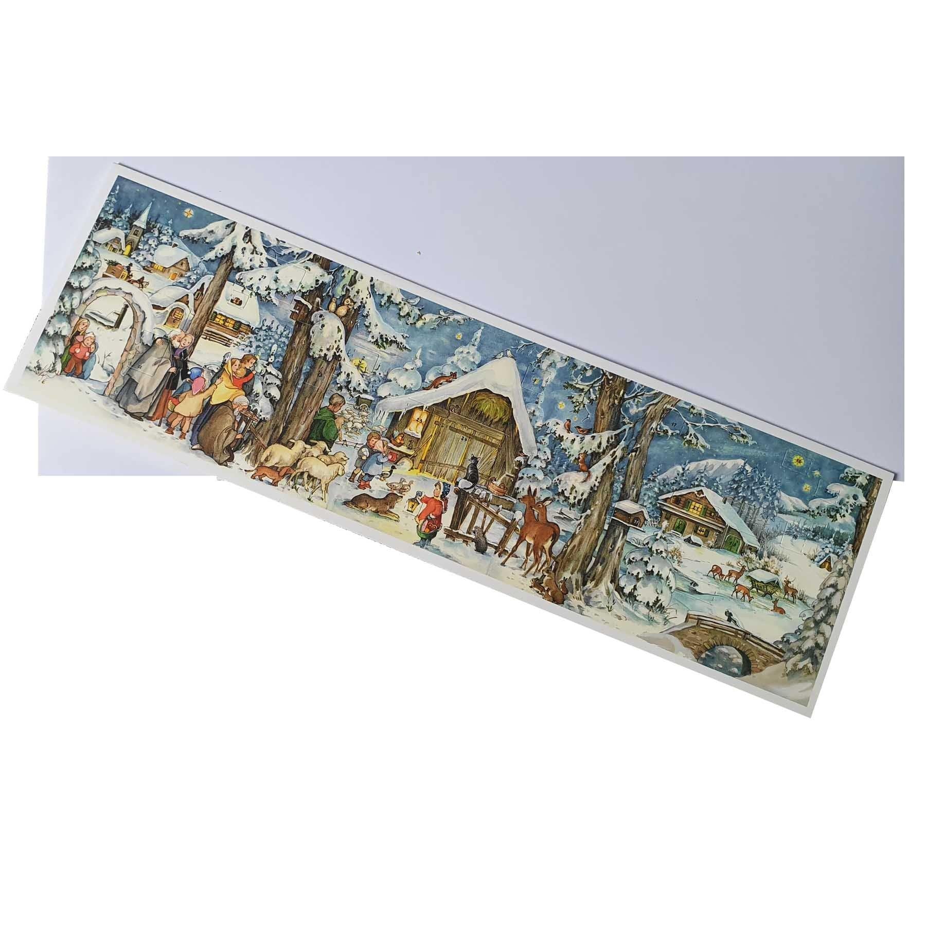 Calendario de Adviento de postales "Navidad con los animales"
