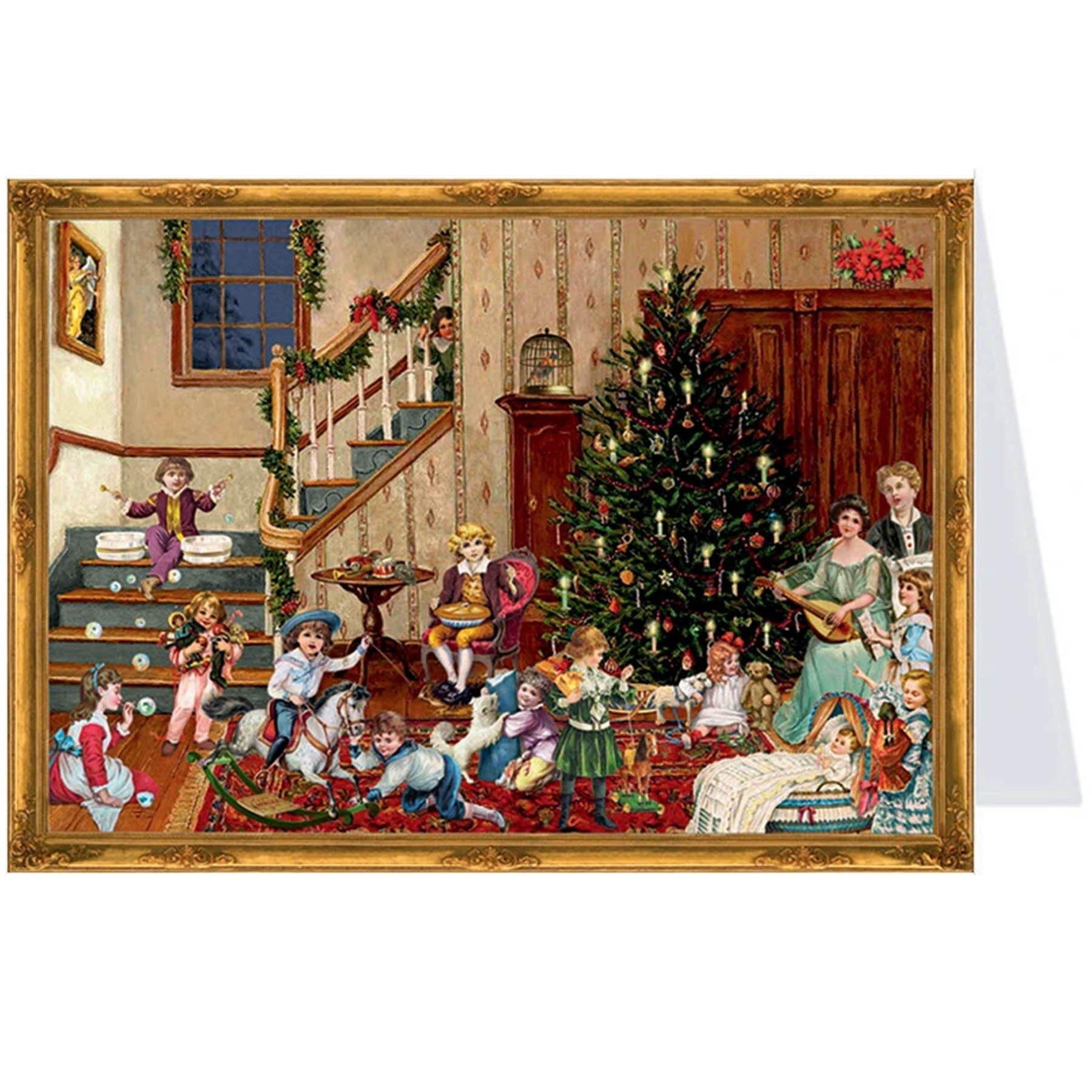 Calendario de Adviento de postales "Nochebuena"