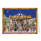 Calendario de Adviento de postales "Carrusel de Navidad"