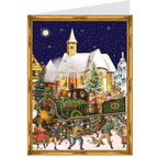 Calendario de Adviento de postales "Tren de Navidad"