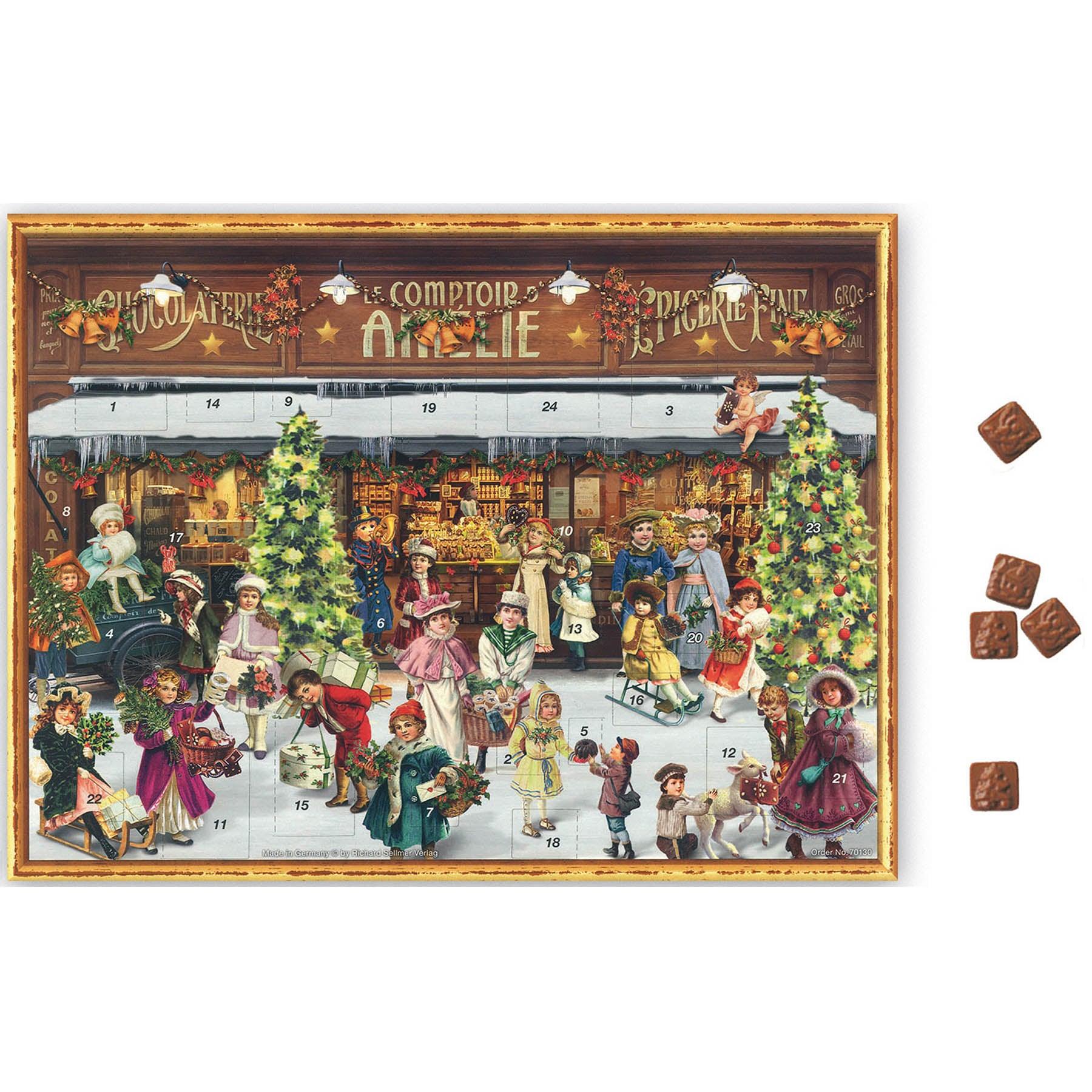 Calendario de Adviento de chocolate "Chocolaterie"
