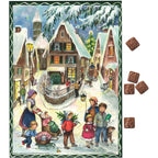 Calendario de Adviento de chocolate "Navidad en el pueblo"