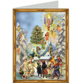 Tarjeta de Navidad "En la escalera al cielo"