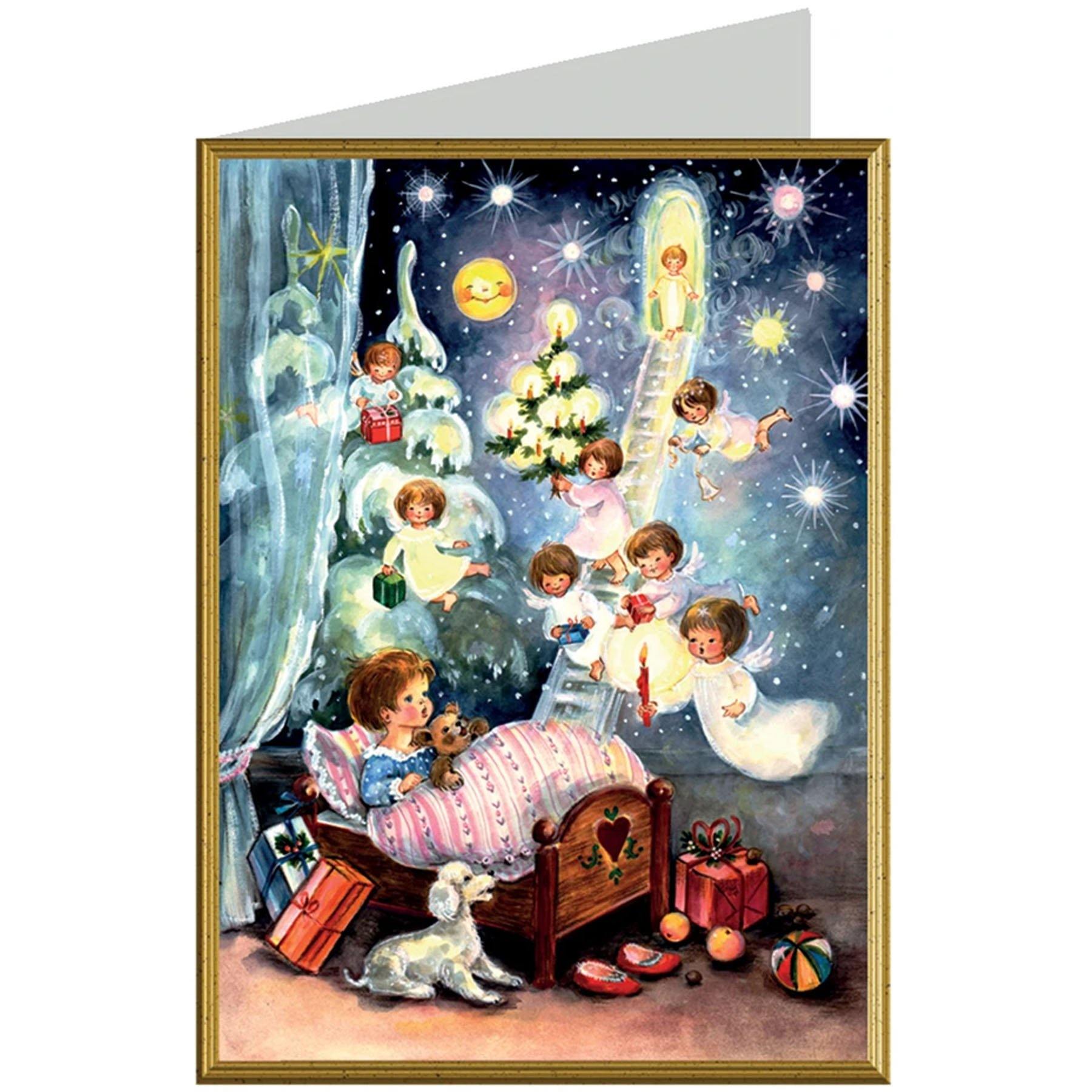 Tarjeta de Navidad "Sueño de Ángel"