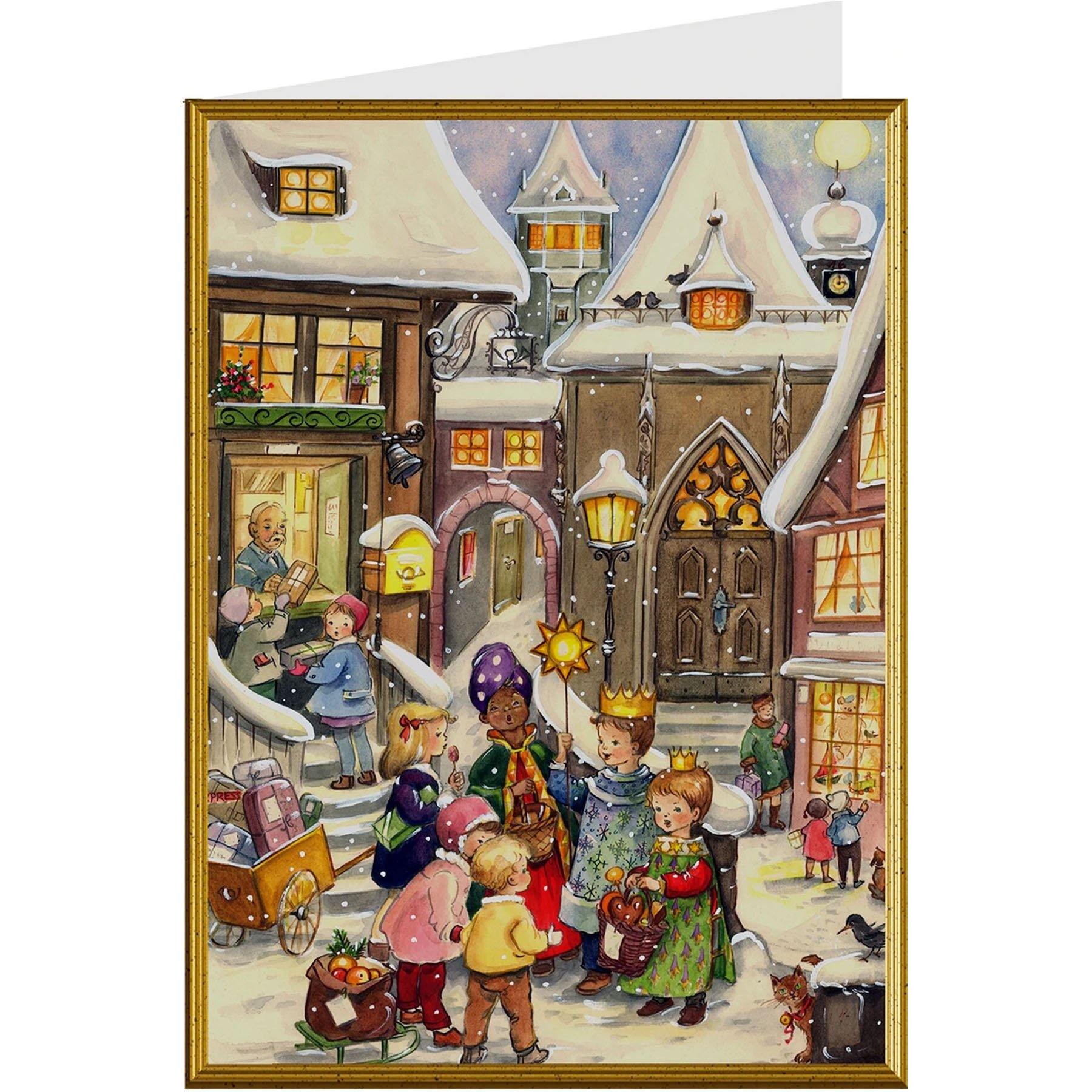 Tarjeta de Navidad "Sternsinger"