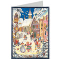 Tarjeta de Navidad "Pueblito Nevado"