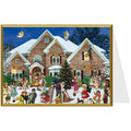 Tarjeta de Navidad "Casa Victoriana"