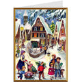 Tarjeta de Navidad "Navidad en el pueblo"