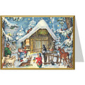 Tarjeta de Navidad "Navidad con los animales"