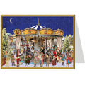 Tarjeta de Navidad "Carrusel de Navidad"
