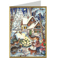 Tarjeta de Navidad "Invierno con los animales"