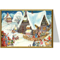 Tarjeta de Navidad "Vamos al pesebre"